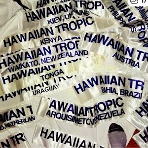 Hawaiian Tropic Contestant Sashes Vintage Miss Hawaiian Tropic Model Search